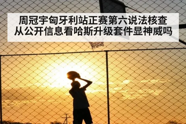周冠宇匈牙利站正赛第六说法核查 从公开信息看哈斯升级套件显神威吗